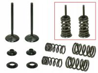 ZAWORY WYDECHOWE (KOMPLET 2 SZT. ZAWORÓW ZE SPRĘŻYNAMI I PODKŁADKAMI) HONDA