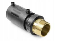 FOX Mufa elektrooporowa z przejściem mosiężnym 40mm x 1