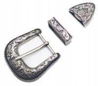 Super klamra sprzączka ozdobna western do 38mm