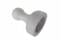 Magnes neodymowy pionek pinezka do tablicy magnetycznej lodówkę biały