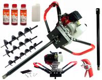 БУРОВАЯ УСТАНОВКА 3 СВЕРЛА 10 15 20 УДЛИНИТЕЛЬ