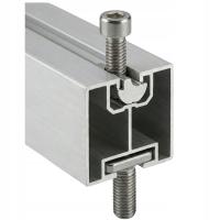 PROFIL MONTAŻOWY PV SZYNA ALUMINIOWA TEOWA 40x40 2200mm 2,20m