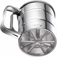 СИТО ДЛЯ МУКИ, САХАРНОЕ СИТО, ЧАШКА, СИТЕЧКО ДЛЯ КУХНИ, НЕРЖАВЕЮЩАЯ СТАЛЬ