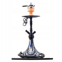 Fajka wodna shisha szisza Amy Deluxe Middle Globe 056 Black cały zestaw