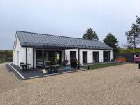 Проект дома 160М2 современный сарай 