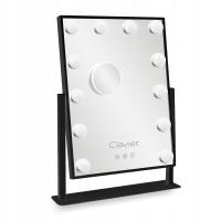 Lusterko Kosmetyczne Hollywood Stojące Lustro Do Makijażu Led 12 Żarówek