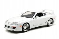 JADA FAST AND FURIOUS BRIAN'S TOYOTA SUPRA BIAŁY 1:24 NOWY METAL MODEL