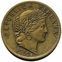 44712. Peru - 10 centavo - 1955r.