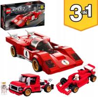 LEGO SPEED CHAMPIONS 76906 1970 FERRARI KLOCKI ZESTAW DLA DZIECI PREZENT