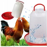 ПОИЛКА ТОРГОВЫЙ АВТОМАТ ДИСПЕНСЕР ДЛЯ ВОДЫ ДЛЯ ГУСЕЙ КУР УТОК ГОЛУБЕЙ ПТИЦЫ 15 ЛИТРОВ