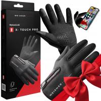 WEISNER Pro | rękawiczki męskie antypoślizgowe ciepłe zimowe rower telefonu