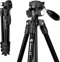 Fotopro S3 Statyw fotograficzny tripod Nikon Canon Sony 47-114cm czarny