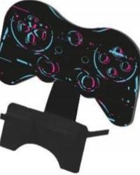 PODSTAWKA POD TELEFON Motyw GAMER Gracz WYGODNY UCHWYT Wytrzymały CZARNY