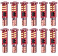 12x Żarówka T10 15 diod SMD CANBUS biała LED W5W