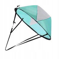 Парус для байдарки с ветром, 42-дюймовая складная доска для гребли, светло-голубой