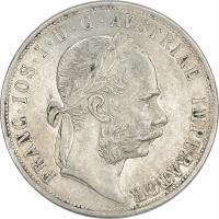 8.fu.AUSTRIA, FRANC.JÓZEF, 2 FLORENY 1887 rzadka