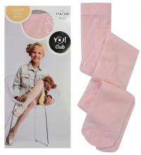 Yoclub детские колготки розовый микрофибра