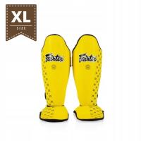 Fairtex Ochraniacze Piszczeli i stopy SP5 Żółte XL