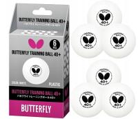 Мячи для настольного тенниса, мячи для пинг-понга BUTTERFLY, 6 шт. белый