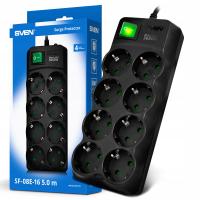 Listwa przeciwprzepięciowa SVEN 3 m 8 gniazd