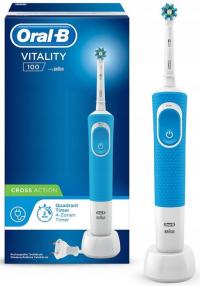 Szczoteczka elektryczna Oral-B Vitality 100 Cross Action niebieska