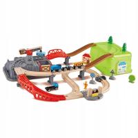 Sustainable Wood Toy Train, Hape Railway Bucket