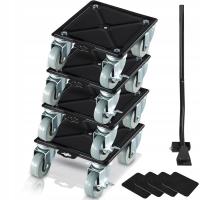 НАБОР ТОРМОЗОВ 300КГ ПЕРЕМЕЩЕНИЯ МЕБЕЛИ ТРАНСПОРТИРУЯ ДЛИННУЮ РУЧКУ РОЛИКА