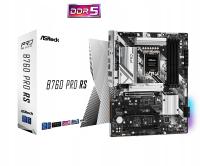 Płyta ASRock B760 PRO RS B760 DDR5 SATA3 M.2 USB3.1 PCIe5.0 s.1700 ATX