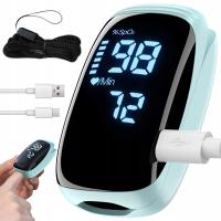 Pulsoksymetr Napalcowy Medyczny Saturacja Puls LED Dla Dorosłych I Dzieci