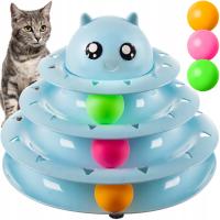 Игрушка для кошек, башня с шариками, шарики, интерактивная Карусель