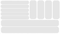 Защитная пленка для велосипеда 11 шт.