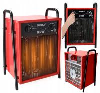 Nagrzewnica elektryczna 9kW 400V DEDRA 3-fazowa Termostat Regulacja Temp.