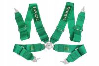 PASY TAKATA SPORTOWE SZELKOWE 4 punktowe 3 CALE GREEN