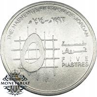 5 ПИАСТРОВ 1993 ИОРДАНИЯ