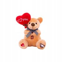 Pluszowa zabawka Miś Prezenty na Walentynki dla chłopaka Sypialnia Jasnobrązowa