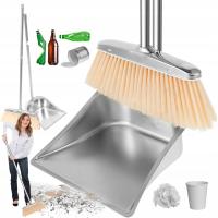 SZCZOTKA+ SZUFELKA NA KIJU ZESTAW DO ZAMIATANIA SPRZĄTANIA LENIUCH MIOTŁA