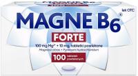 Magne B6 Forte magnez witamina B6 100 tabletek powlekanych