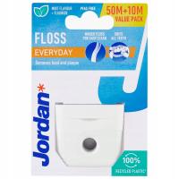 Nić dentystyczna woskowana Jordan Everyday Floss 60 m