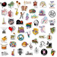 Наклейки 4X5CM музыкальный набор микс вклейки 50 шт