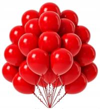 Czerwone balony lateksowe gumowe -50 szt Walentynki
