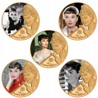 5 Monet Kolekcjonerskich Audrey Hepburn