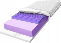 Materac 70x190 7 strefowy hr visco ortopedyczne redukcja drgań H4 17cm
