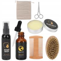 7 SZT. ZESTAW DO PIELĘGNACJI MĘSKIEJ BRODY