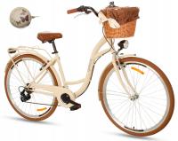 ЖЕНСКИЙ ГОРОДСКОЙ ВЕЛОСИПЕД 28 ЛЕГКИЙ ДАМКА 7 SHIMANO КОРЗИНУ