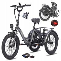 Электрический трехколесный велосипед fafrees F20 mate 48V 500W 18.2 Ah 25km / H 110KM