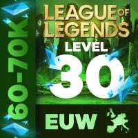 League Of Legends 60-70k BE УЧЕТНУЮ запись LOL EUW UNRANKED