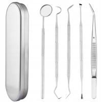 Стоматологический набор инструментов стоматологическое зеркало для зубов 5шт