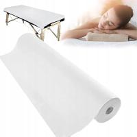 PODKŁAD FLIZELINOWY rolka jednorazowy kosmetyczny włókninowy 60cmx50m BIAŁY