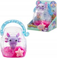 AKWARIUM LET'S GLO AXOLOTL RYBKA RYBA RÓŻOWY PŁYWA ŚWIECĄCY ŚWIECI W WODZIE