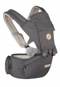 Nosidełko dla niemowląt Colibro Honey do 18 kg 12w1 - Onyx